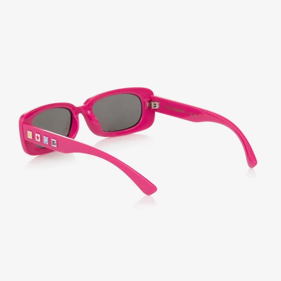 Girls Pink DG Charms Sunglasses