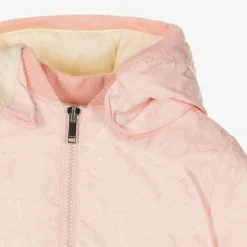 Girls Pink Double G Down Puffer Jacket