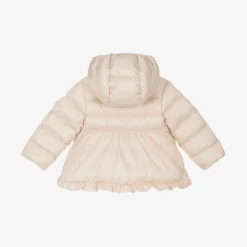 Girls Pink Down Padded Odile Coat