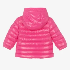 Girls Pink Down Padded Paulas Jacket