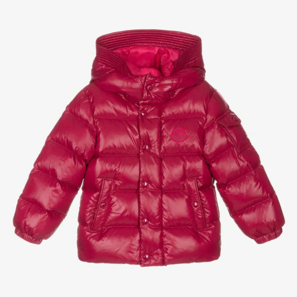 Girls Pink Down Puffer Jacket