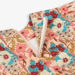 Girls Pink Floral Cotton Blouse