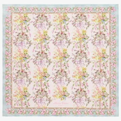 Girls Pink Floral Cotton Swaddle (97cm)