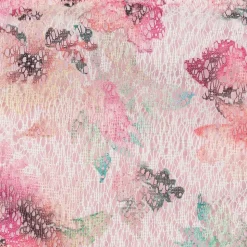 Girls Pink Floral Lace Frill Bikini (UV50)