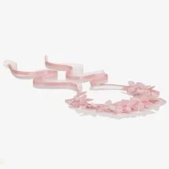 Girls Pink Flower Garland
