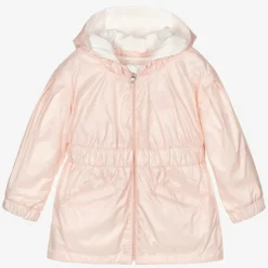 Girls Pink Hooded Coat