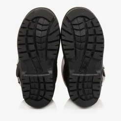 Girls Pink Horses Snow Boots