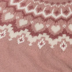 Girls Pink Knitted Jumper
