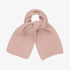 Girls Pink Knitted Scarf (120cm)