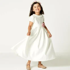 Girls Pink Leather Pumps