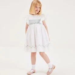 Girls Pink Leather T-Bar Shoes