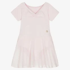 Girls Pink Leotard Dress