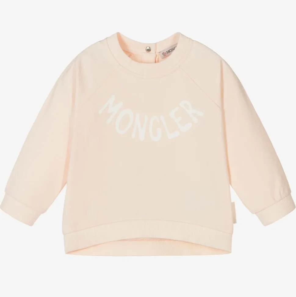Girls Pink Logo Sweatshirt