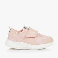 Girls Pink Mesh Trainers