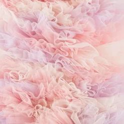 Girls Pink Ombré Tulle Bolero