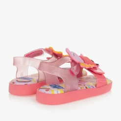 Girls Pink Peppa Pig Jelly Sandals