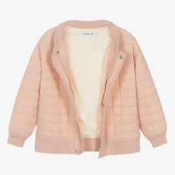 Girls Pink Quilted Jacket