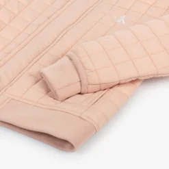 Girls Pink Quilted Jacket