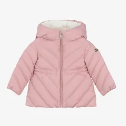 Girls Pink Sanaa Hooded Down Coat