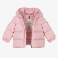 Girls Pink Sharon Down Puffer Coat