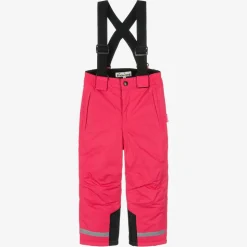 Girls Pink Ski Trousers