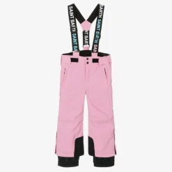 Girls Pink Ski Trousers