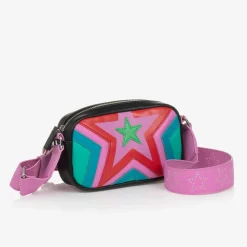 Girls Pink Star Messenger Bag (18cm)