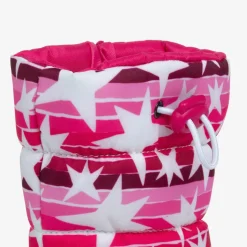 Girls Pink Star Snow Boots
