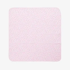 Girls Pink Tulip Blossoms Cotton Blanket (73cm)