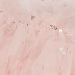Girls Pink Tulle Cape