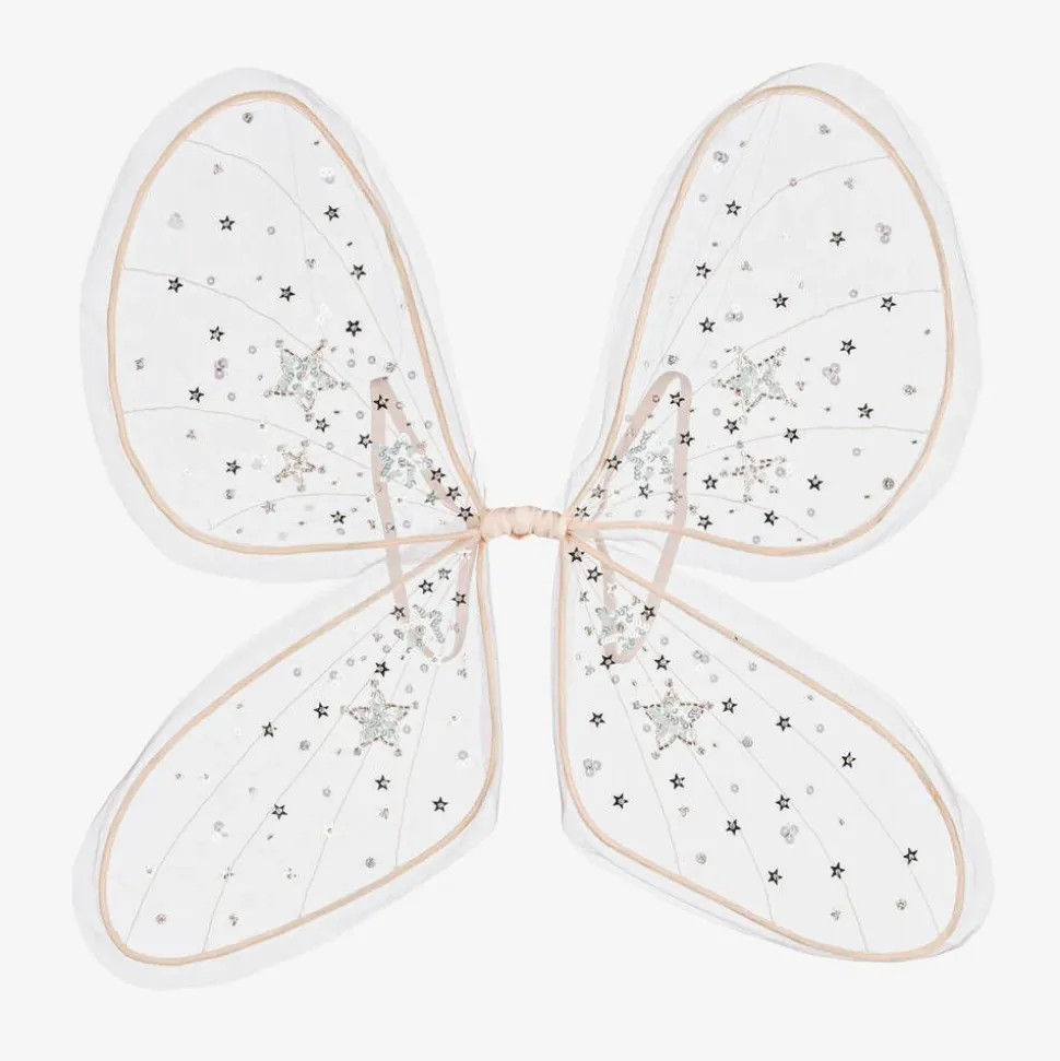 Girls Pink Tulle Comet Wings