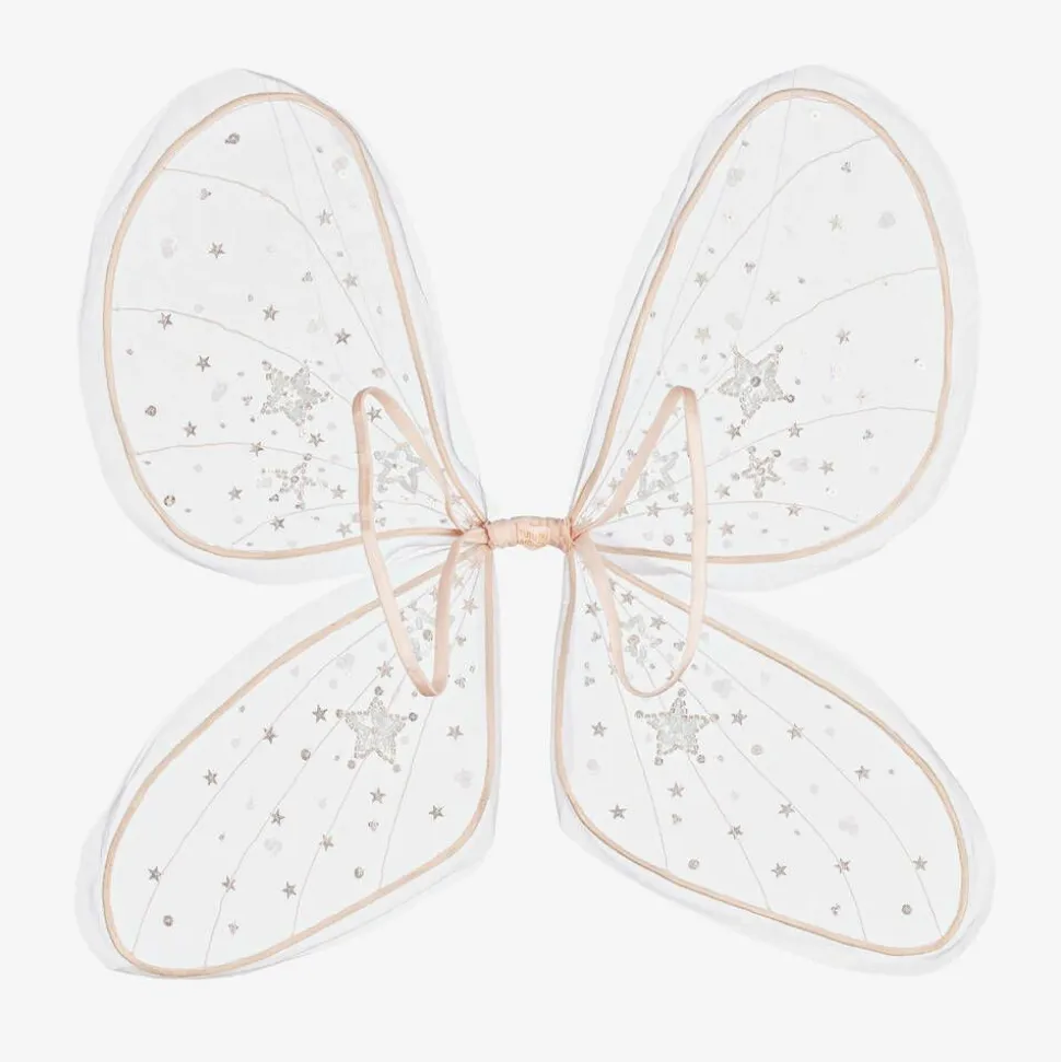 Girls Pink Tulle Comet Wings