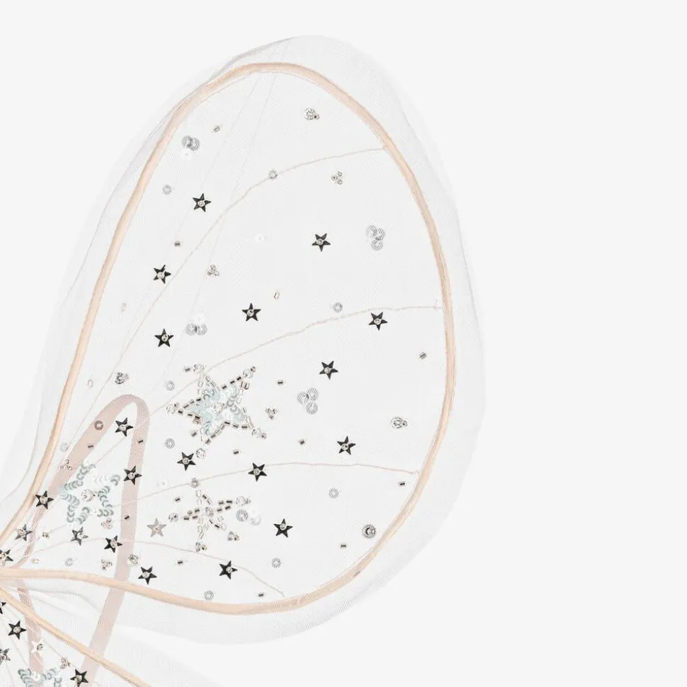 Girls Pink Tulle Comet Wings