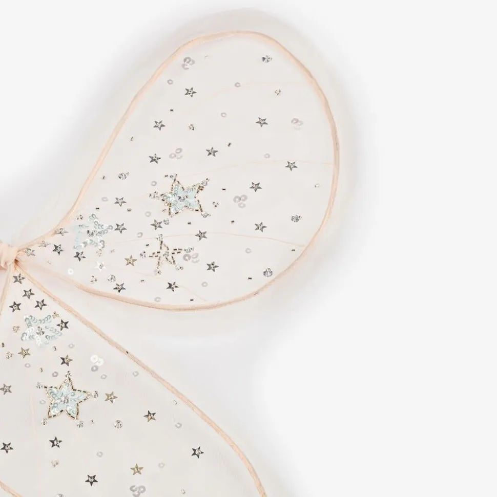 Girls Pink Tulle Comet Wings