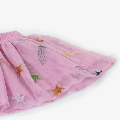 Girls Pink Tulle Shooting Star Skirt