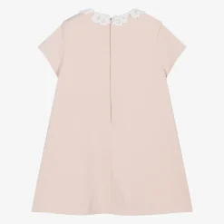 Girls Pink Viscose Dress