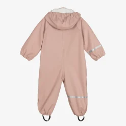 Girls Pink Waterproof Rainsuit