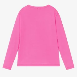 Girls Pink Wild Flowers Top