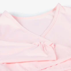 Girls Pink Wrap Cardigan