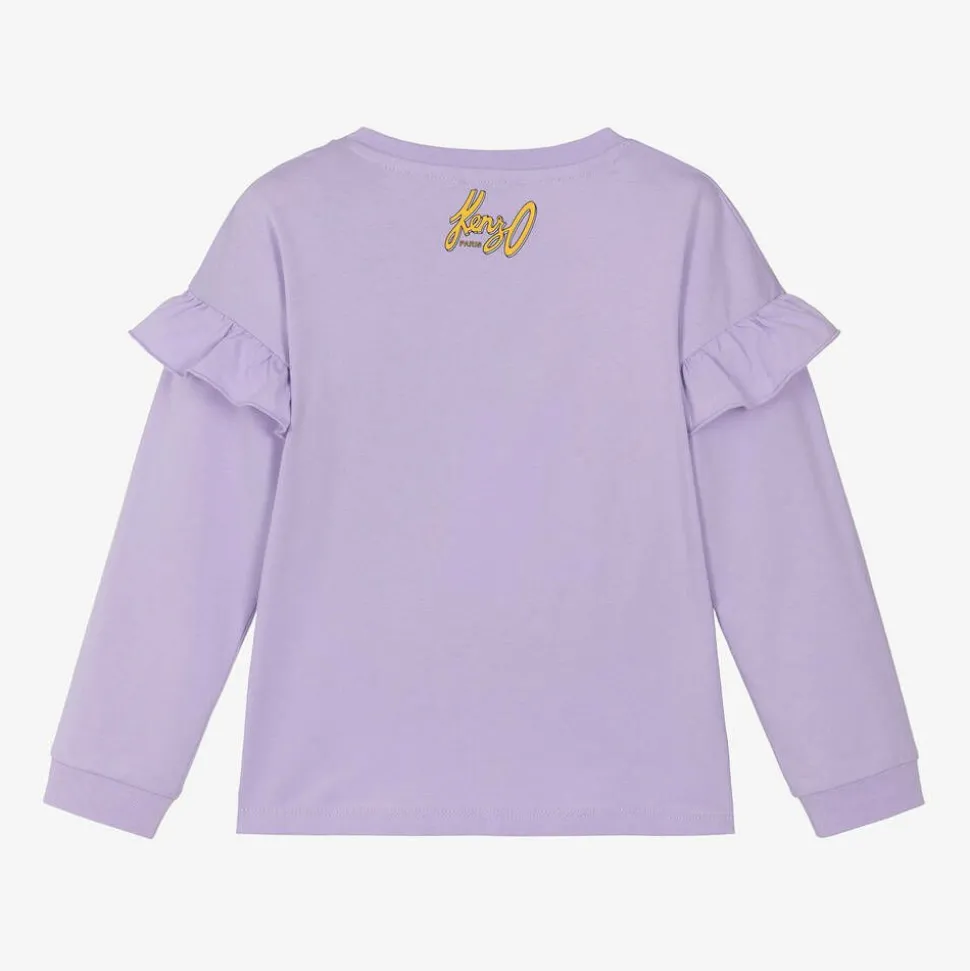 Girls Purple Cotton Top