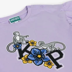 Girls Purple Cotton Top
