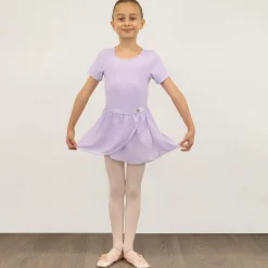 Girls Purple Leotard Dress