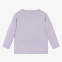 Girls Purple Organic Cotton Top