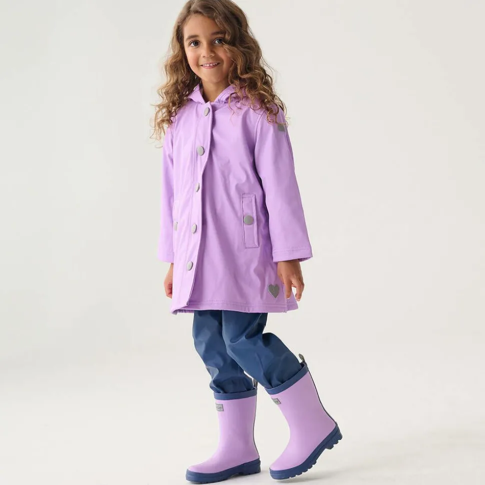 Girls Purple Rain Boots