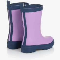 Girls Purple Rain Boots