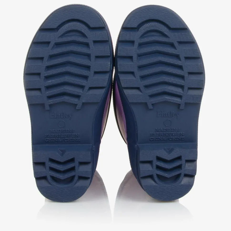 Girls Purple Rain Boots
