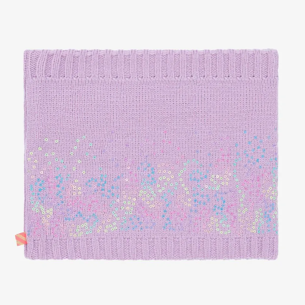 Girls Purple Sequin Snood