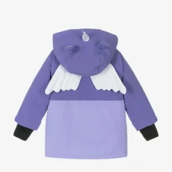 Girls Purple Sparkle The Unicorn  Ski Jacket