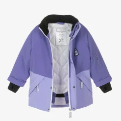 Girls Purple Sparkle The Unicorn  Ski Jacket