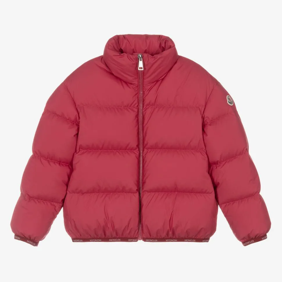 Girls Red Abbadia Puffer Jacket